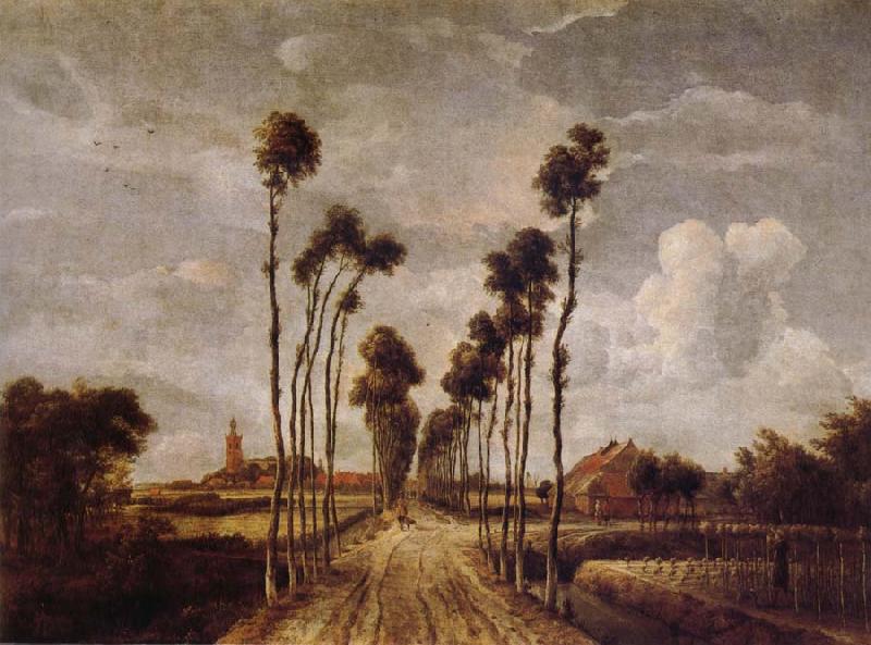 Meindert Hobbema Avenue at Middelharnis oil painting image